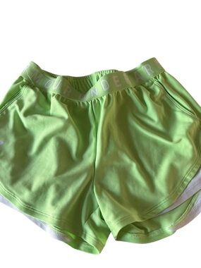 Under Armour Women's Neon Lime Athletic Shorts